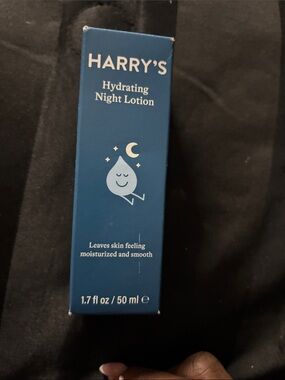 New HARRY'S Hydrating Night Lotion - Deep Blue Packaging